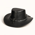 Black Braided Cowboy Hat
