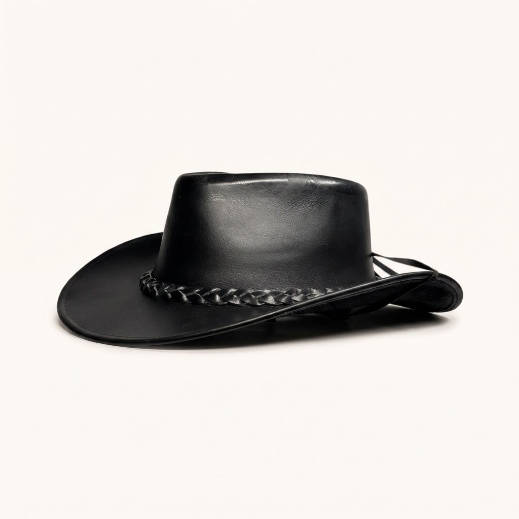 Black Braided Cowboy Hat