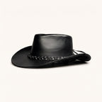 Black Braided Cowboy Hat