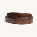 Crocodile Belly Strap - Brown Crocodile Belly Strap