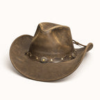 Distressed Concho Cowboy Hat