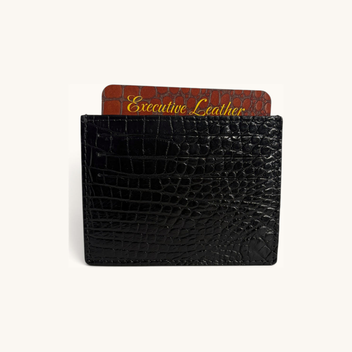 Exotic Card Case in Crocodile - Executive Leather, Wellington FL