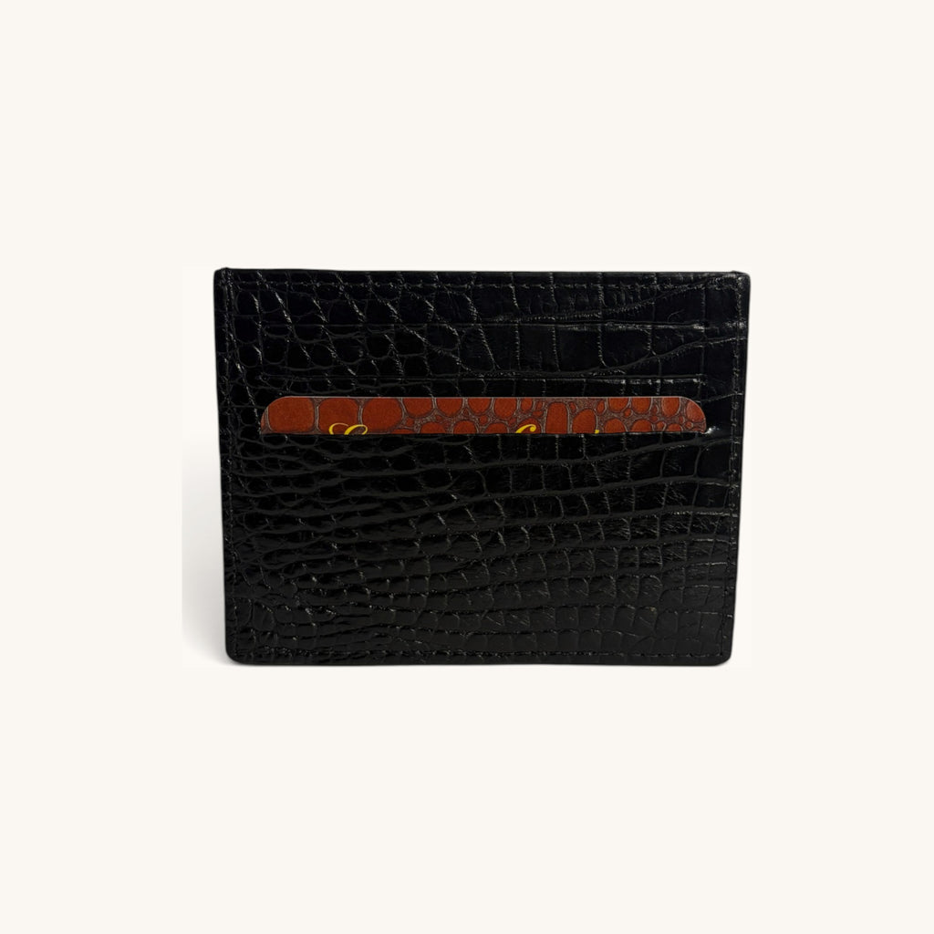 Exotic Card Case in Crocodile - Executive Leather, Wellington FL