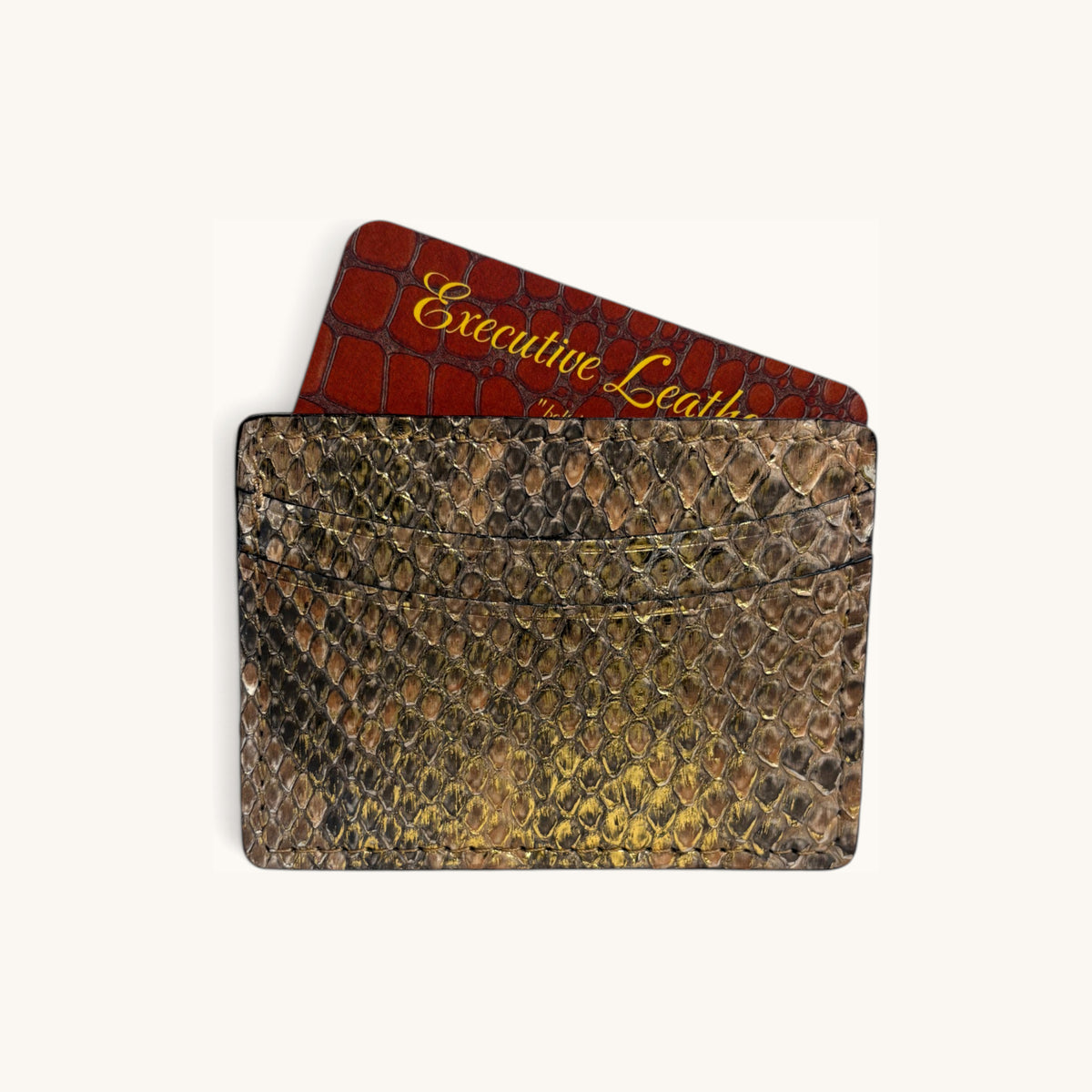 Exotic Card Case in Python - Executive Leather, Wellington FL