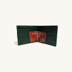 Exotic Money Clip in Green Ostrich Leg - Executive Leather, Wellington FL