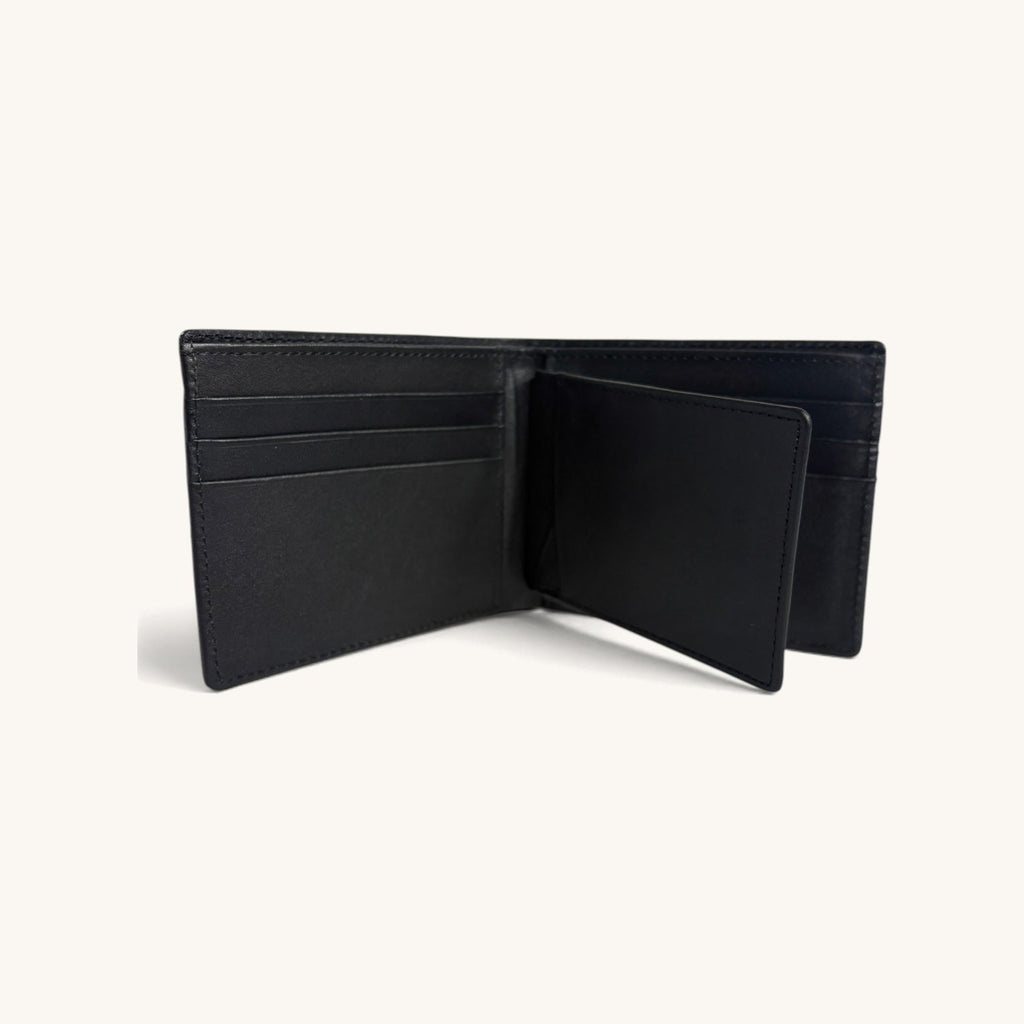 Hornback Crocodile Bifold in Black - Executive Leather, Wellington FL [Black]
