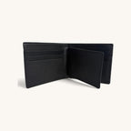 Hornback Crocodile Bifold in Black - Executive Leather, Wellington FL [Black]