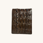 Hornback Crocodile Bifold in Brown - Executive Leather, Wellington FL