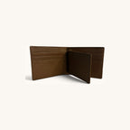 Hornback Crocodile Bifold in Brown - Executive Leather, Wellington FL