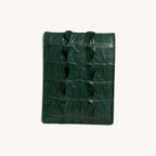 Hornback Crocodile Bifold in Green - Executive Leather, Wellington FL