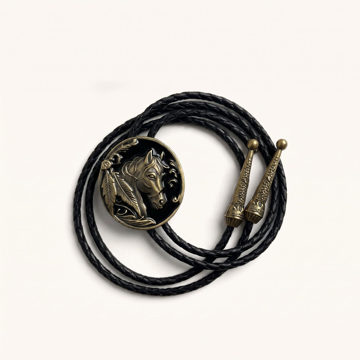 Horse Head Bolo Tie in Gold [Gold]
