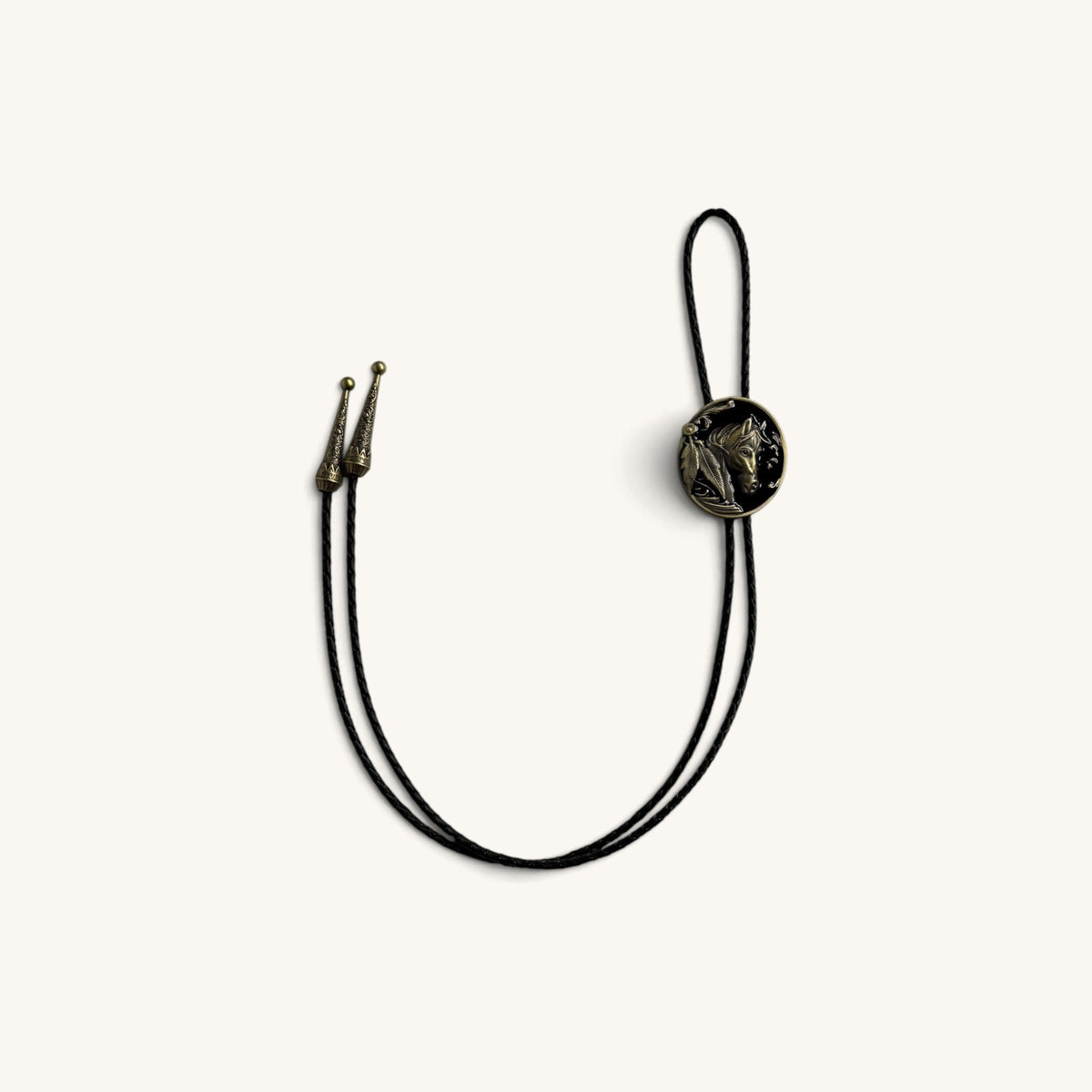 Horse Head Bolo Tie in Gold [Gold]