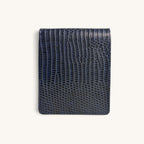 Lizard Bifold in Navy - Executive Leather, Wellington FL