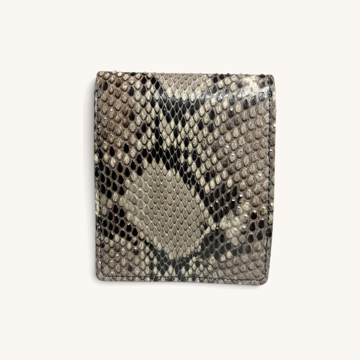 Natural Python Billfold in With ID Window - Executive Leather, Wellington FL