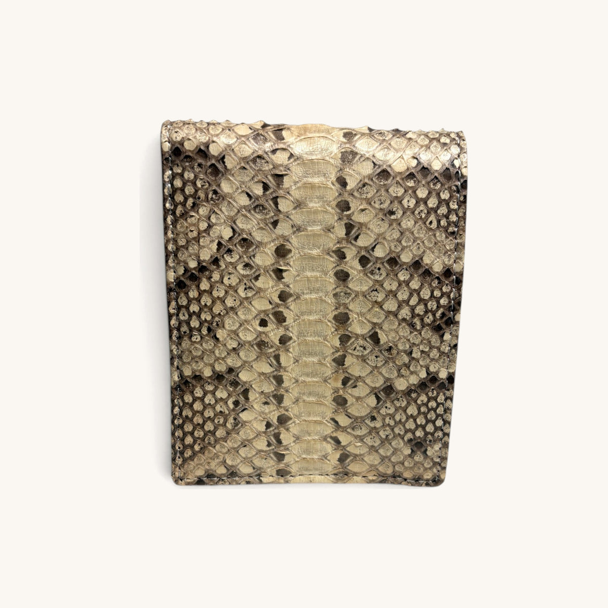 Natural Python Billfold in Card Slots Only - Executive Leather, Wellington FL