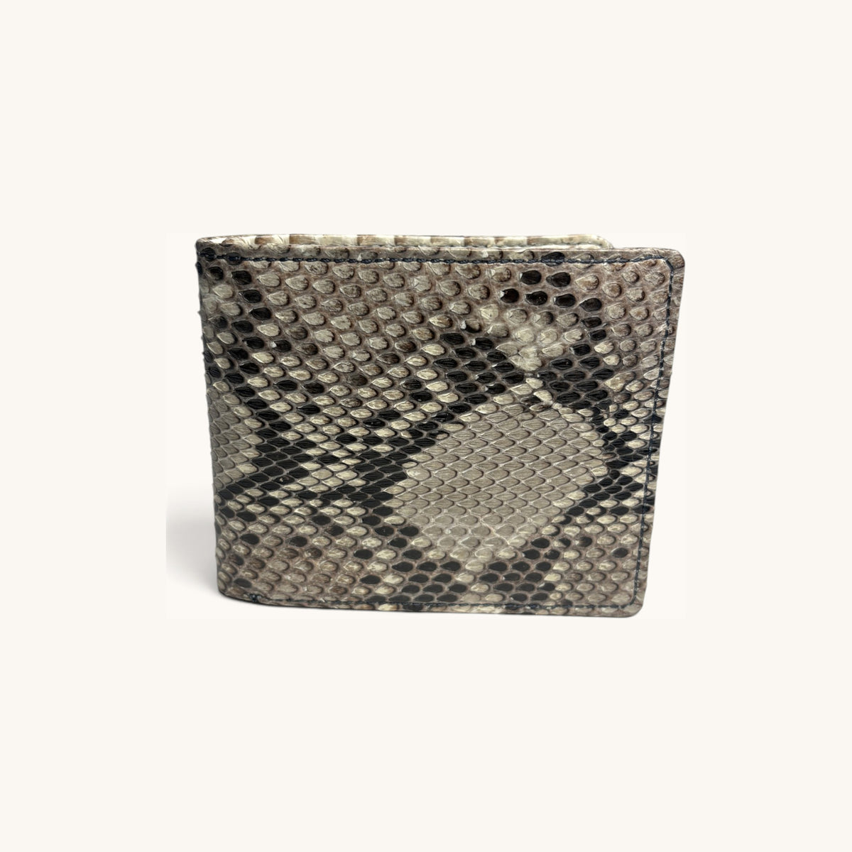 Natural Python Billfold in With ID Window - Executive Leather, Wellington FL