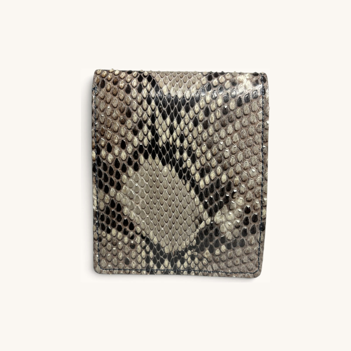 Natural Python Billfold in With ID Window - Executive Leather, Wellington FL