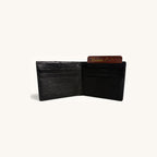 Ostrich Bifold in Black - Executive Leather, Wellington FL