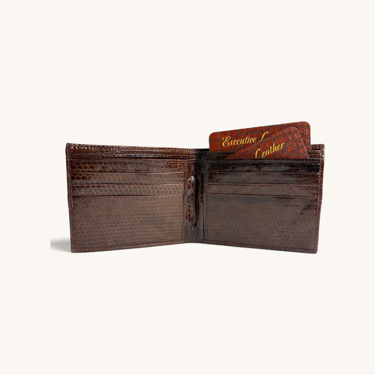Python Billfold in Brown - Executive Leather, Wellington FL [Brown]