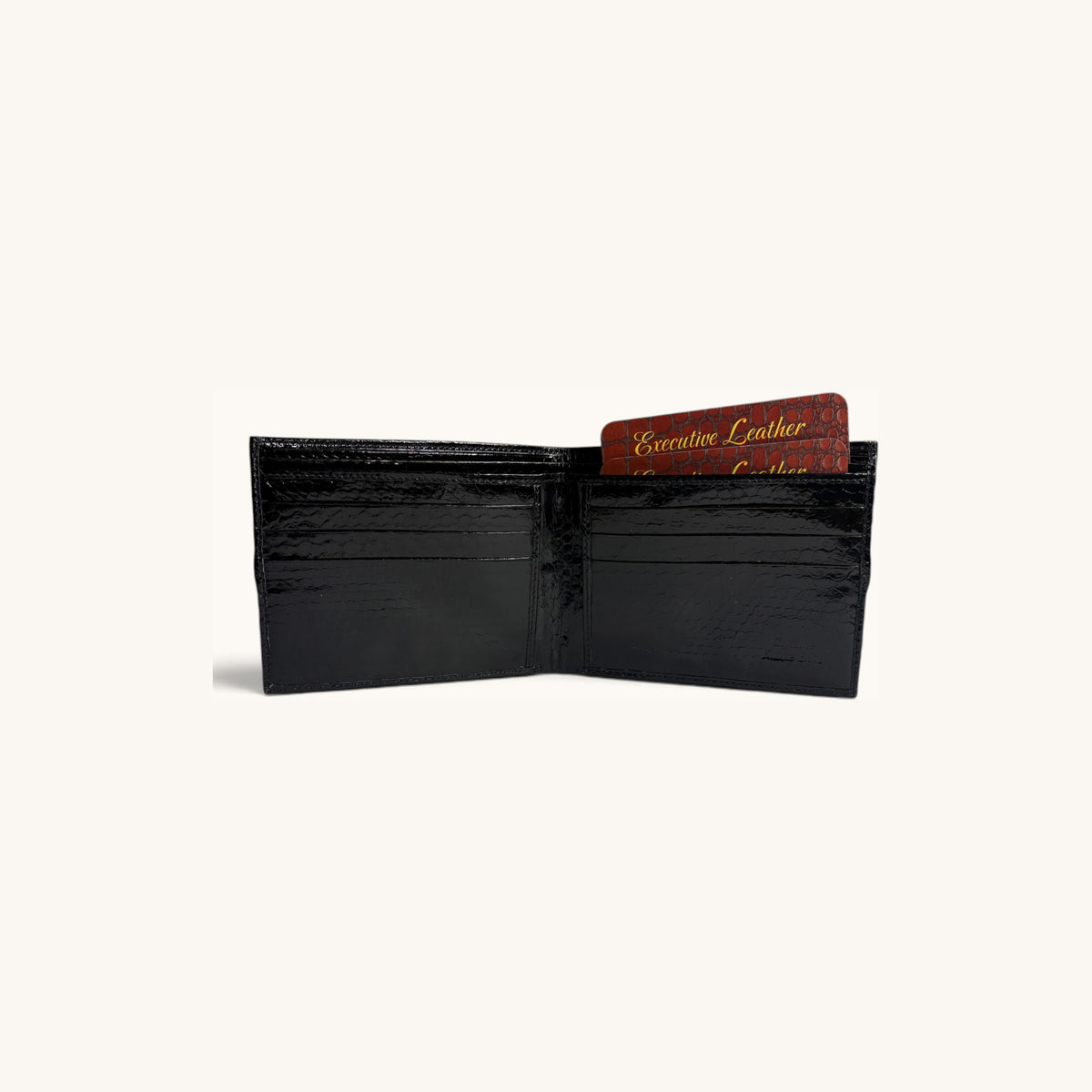 Python Billfold in Black - Executive Leather, Wellington FL