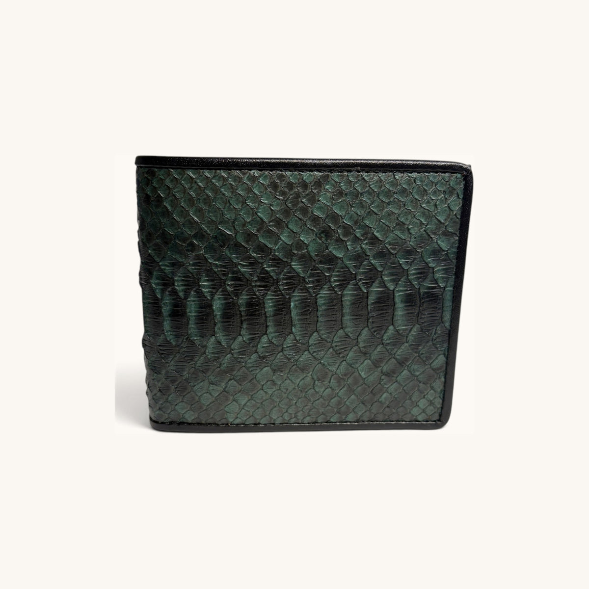 Python Center Flap in Green - Executive Leather, Wellington FL