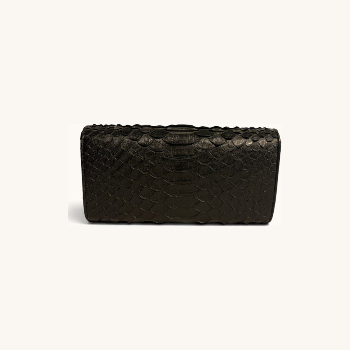 Python Clutch Wallet in Black - Executive Leather, Wellington FL