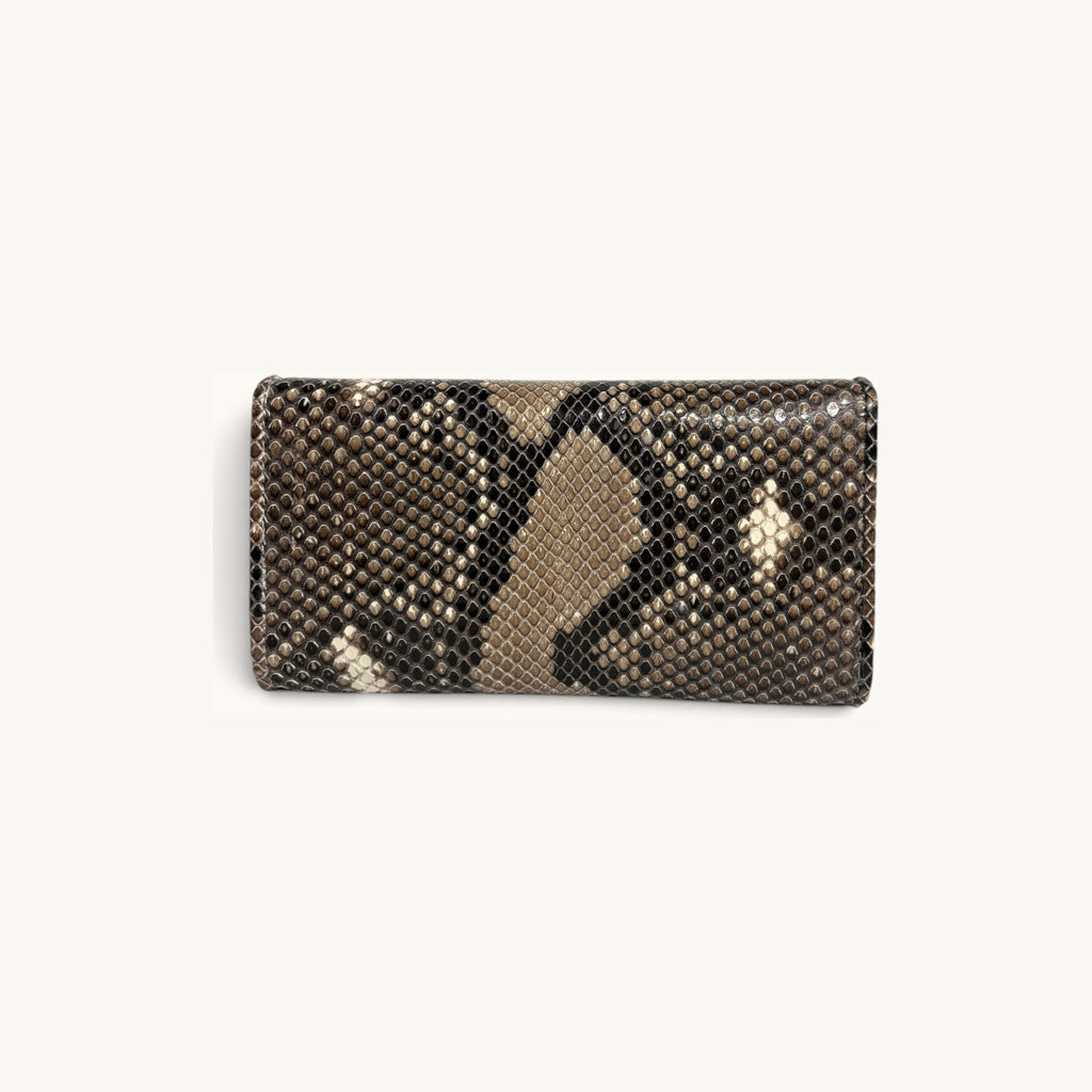 Python Clutch Wallet in Natural - Executive Leather, Wellington FL