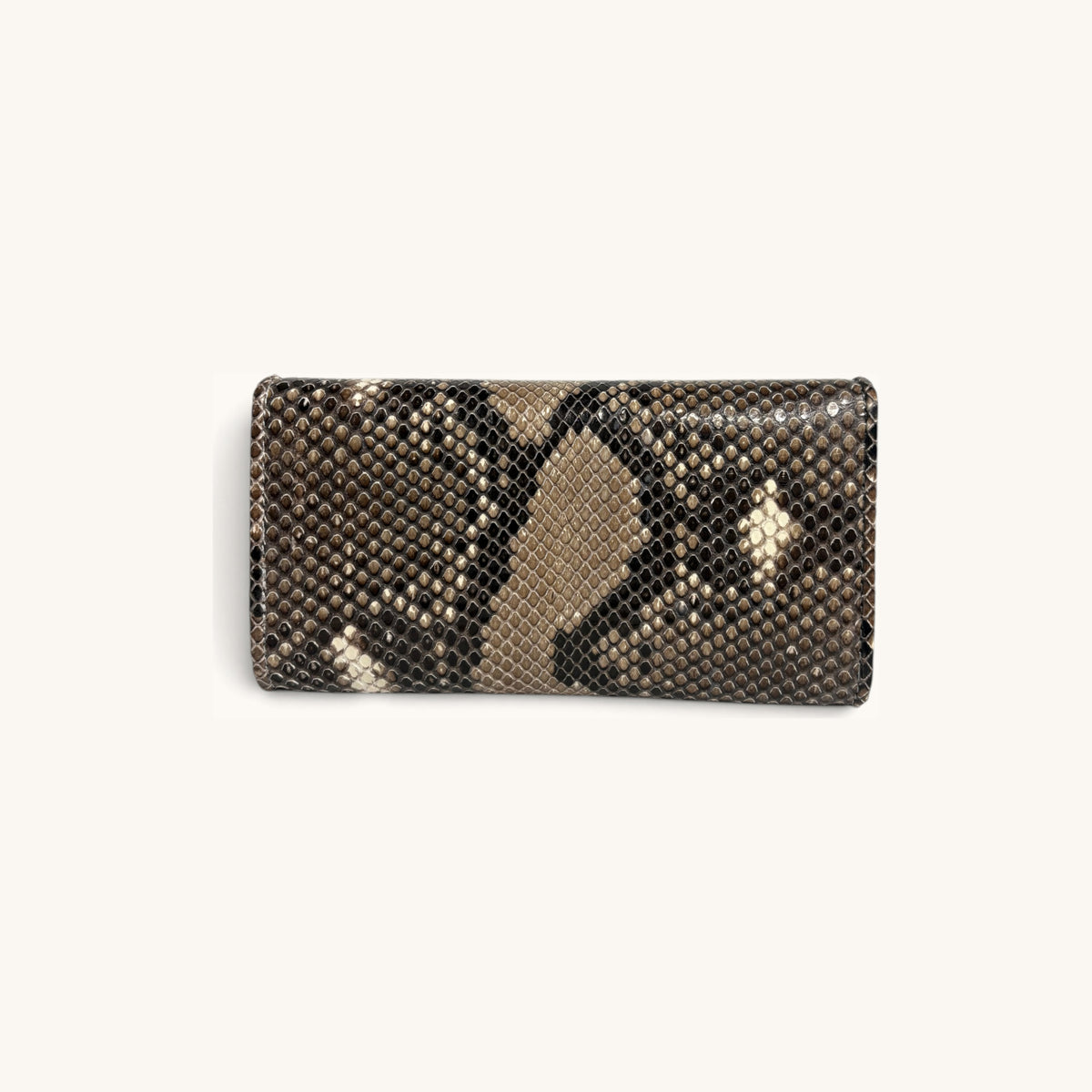 Python Clutch Wallet in Natural - Executive Leather, Wellington FL
