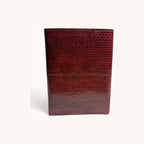 Python Trifold in Dark Red - Executive Leather, Wellington FL