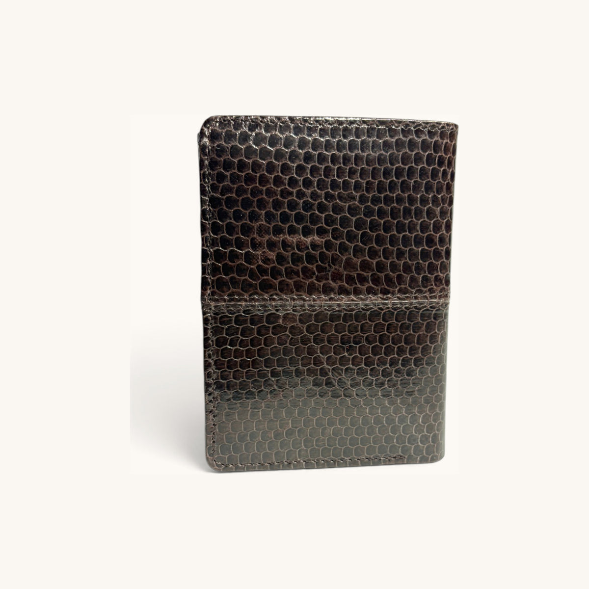 Python Trifold in Grey Brown - Executive Leather, Wellington FL
