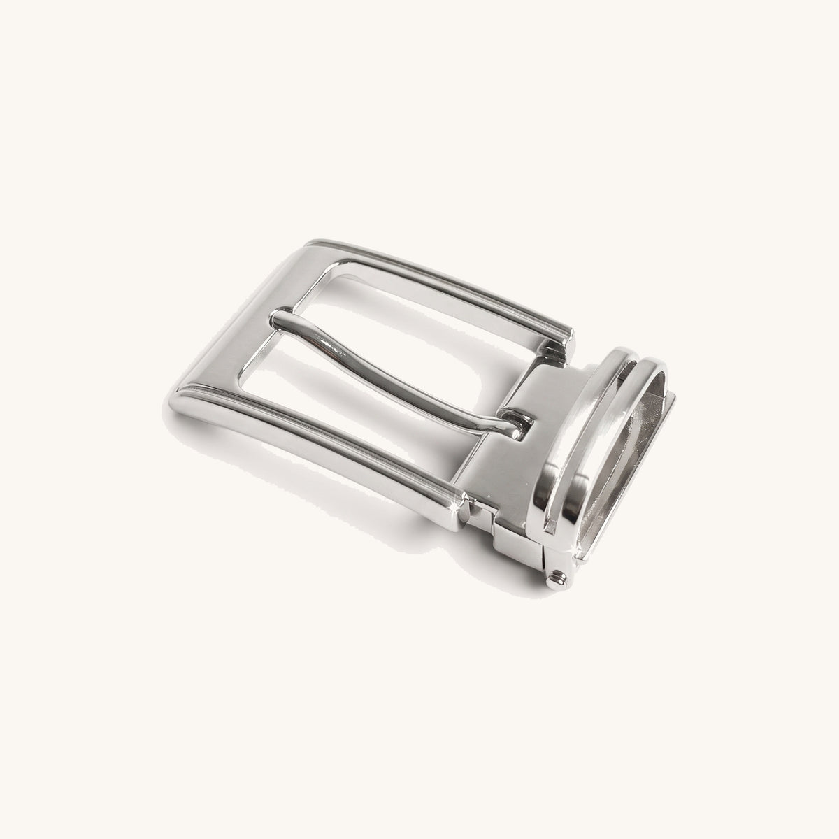 Smooth Clamp Buckle - Silver Smooth Clamp Buckle