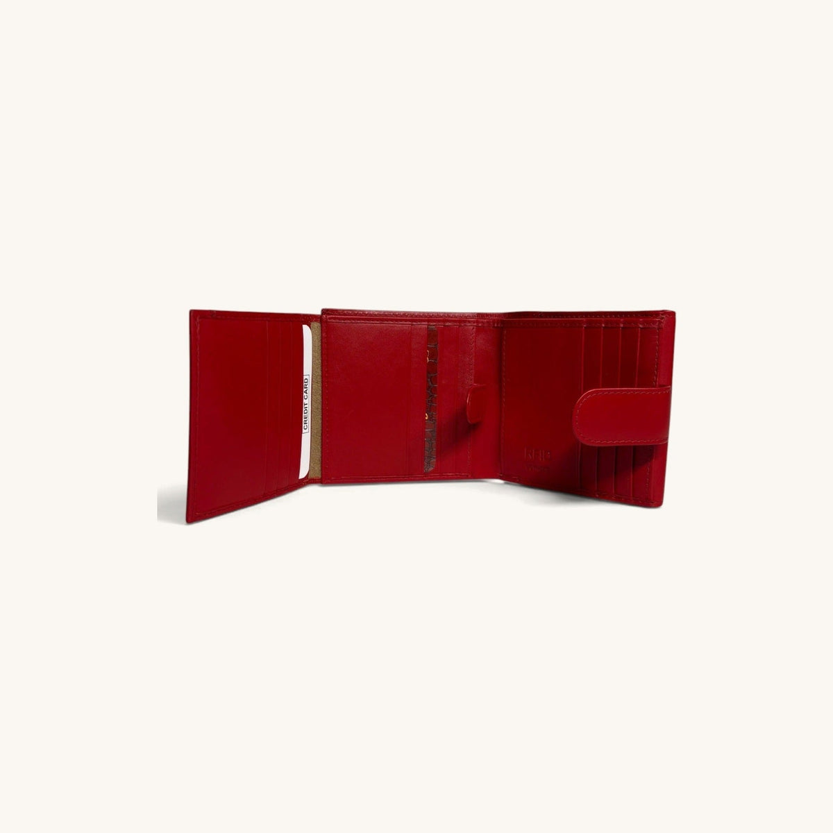 Square Flap Wallet [Red]
