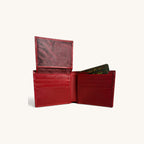 Stingray Bifold in Red - Executive Leather, Wellington FL