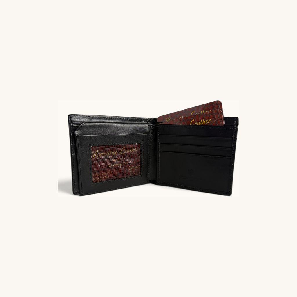 Stingray Bifold in Black - Executive Leather, Wellington FL