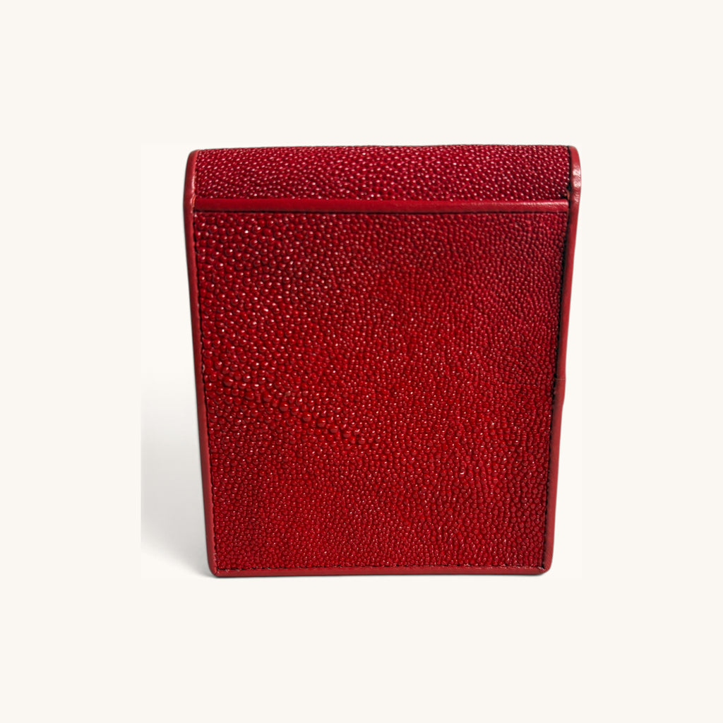 Stingray Bifold in Red - Executive Leather, Wellington FL