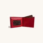 Stingray Bifold in Red - Executive Leather, Wellington FL