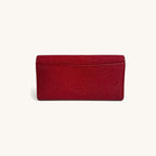 Stingray Clutch Wallet in Red - Executive Leather, Wellington FL [Red]