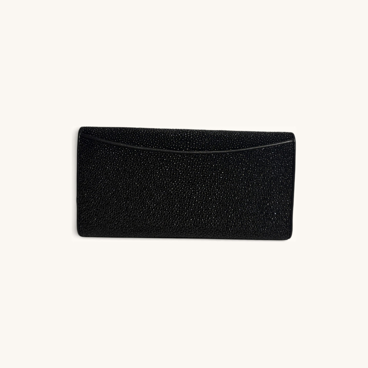 Stingray Clutch Wallet in Black - Executive Leather, Wellington FL
