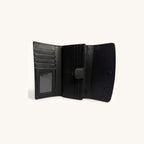 Stingray Clutch Wallet in Black - Executive Leather, Wellington FL