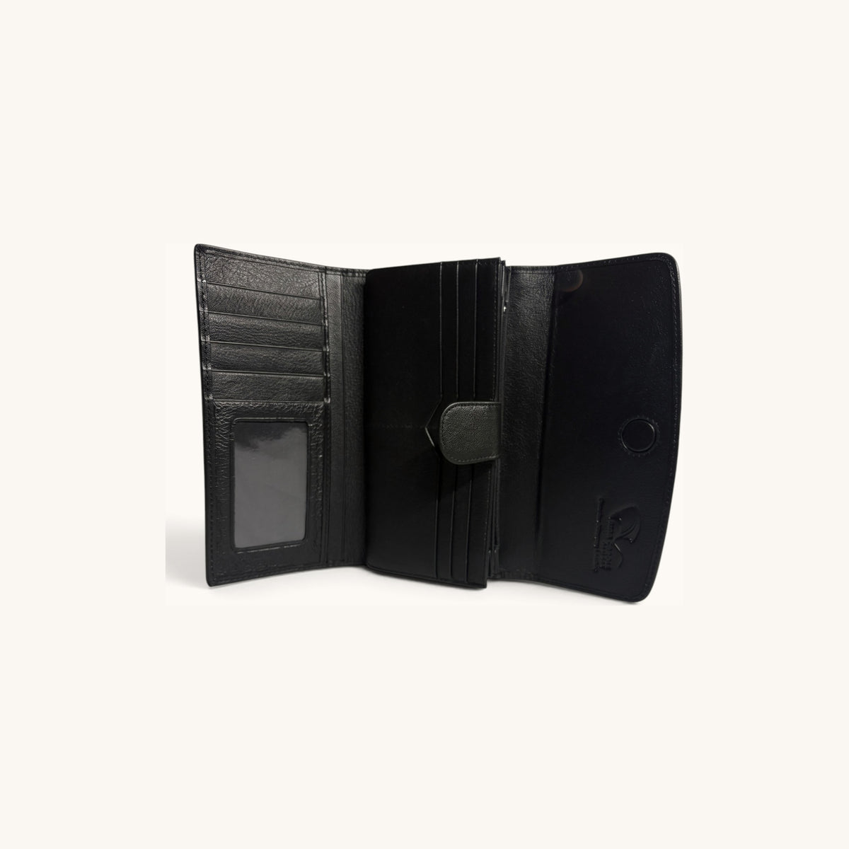 Stingray Clutch Wallet in Black - Executive Leather, Wellington FL