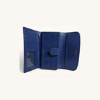 Stingray Clutch Wallet in Navy - Executive Leather, Wellington FL