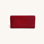 Stingray Clutch Wallet in Red - Executive Leather, Wellington FL