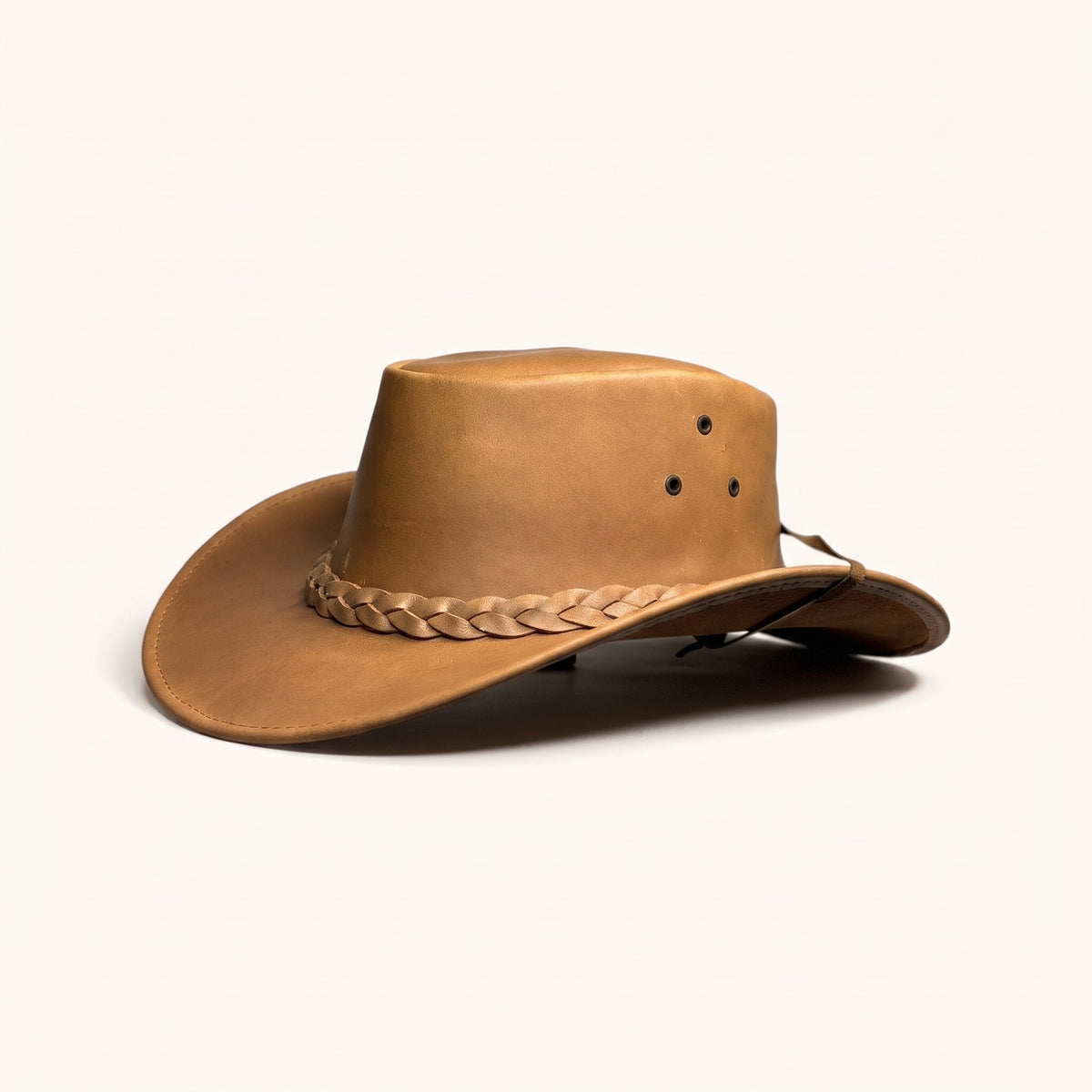 Tan Braided Cowboy Hat