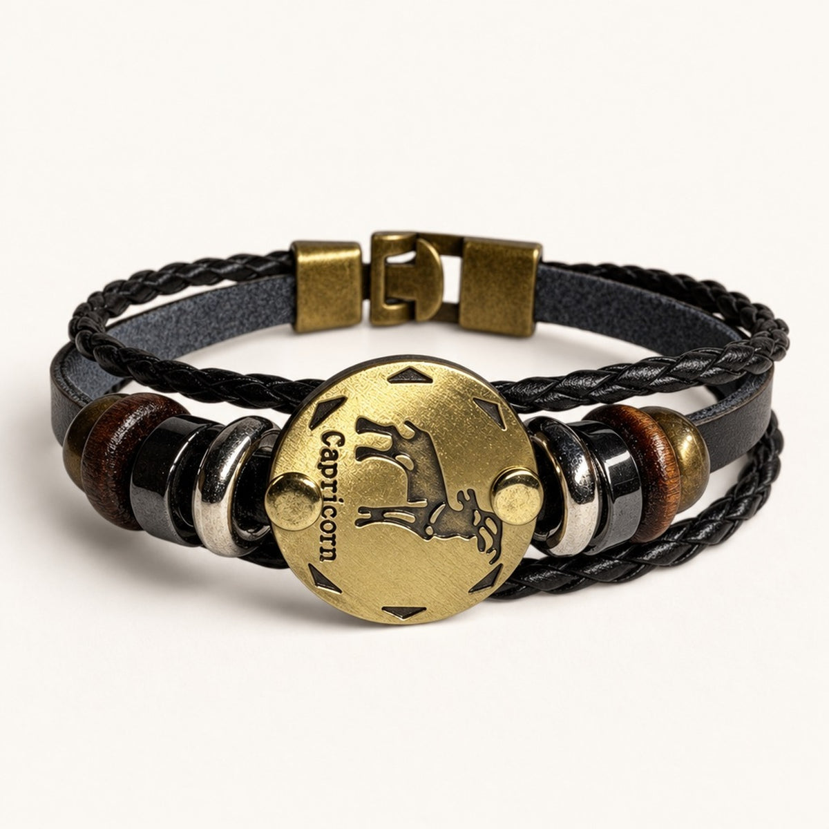 Zodiac Leather Bracelet in Capricorn [Capricorn]
