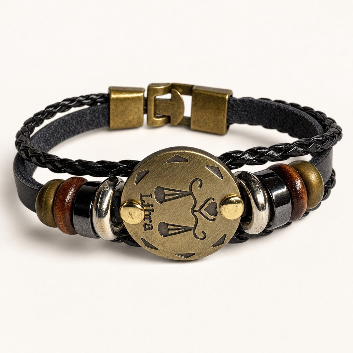 Zodiac Leather Bracelet in Libra [Libra]