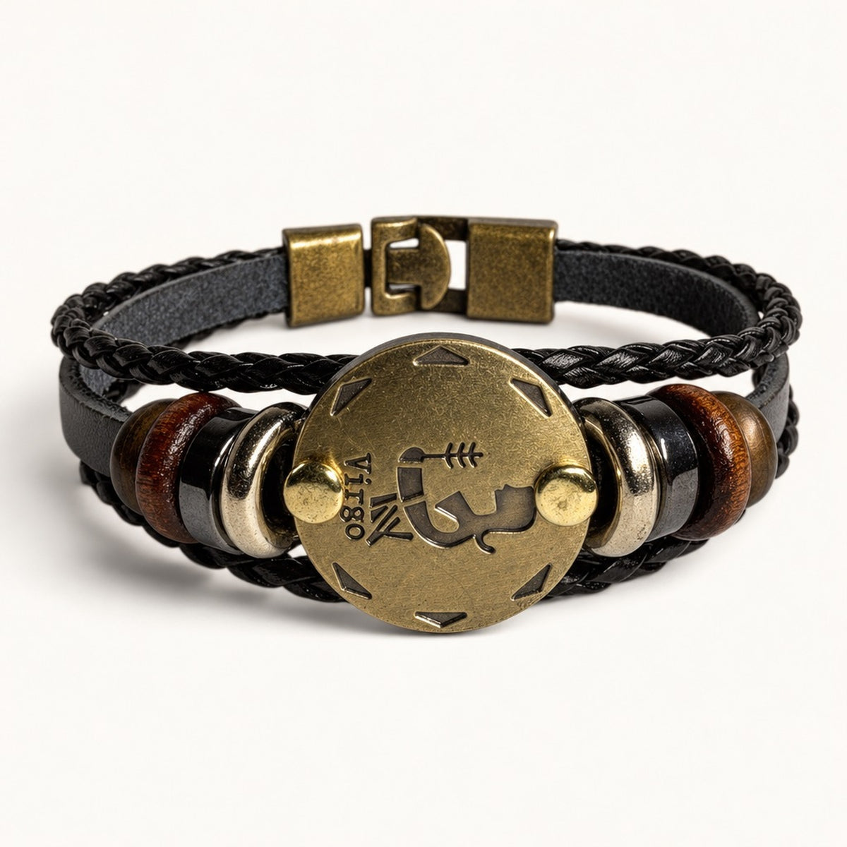 Zodiac Leather Bracelet in Virgo [Virgo]